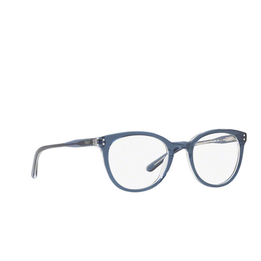Polo Ralph Lauren PP8529 Eyeglasses 1666 shiny navy crystal - three-quarters view