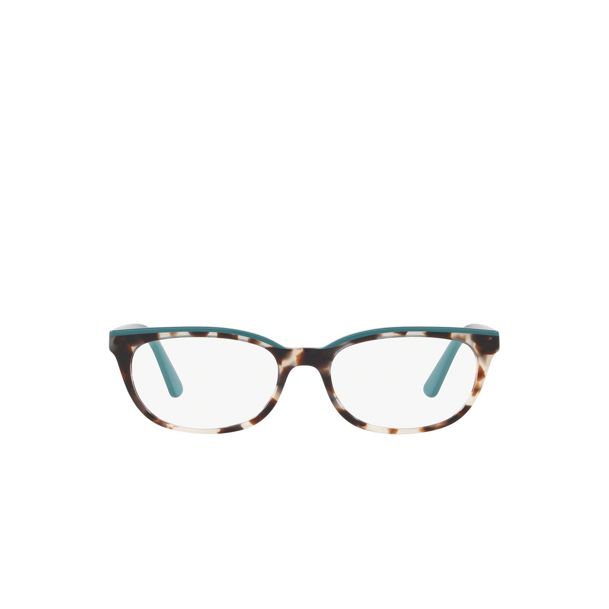 Prada® Oval Eyeglasses: Catwalk PR 13VV color Spotted Brown 4751O1 - front view.