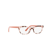 Prada CATWALK Eyeglasses ROJ1O1 spotted pink - product thumbnail 2/4
