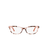 Prada CATWALK Eyeglasses ROJ1O1 spotted pink - product thumbnail 1/4