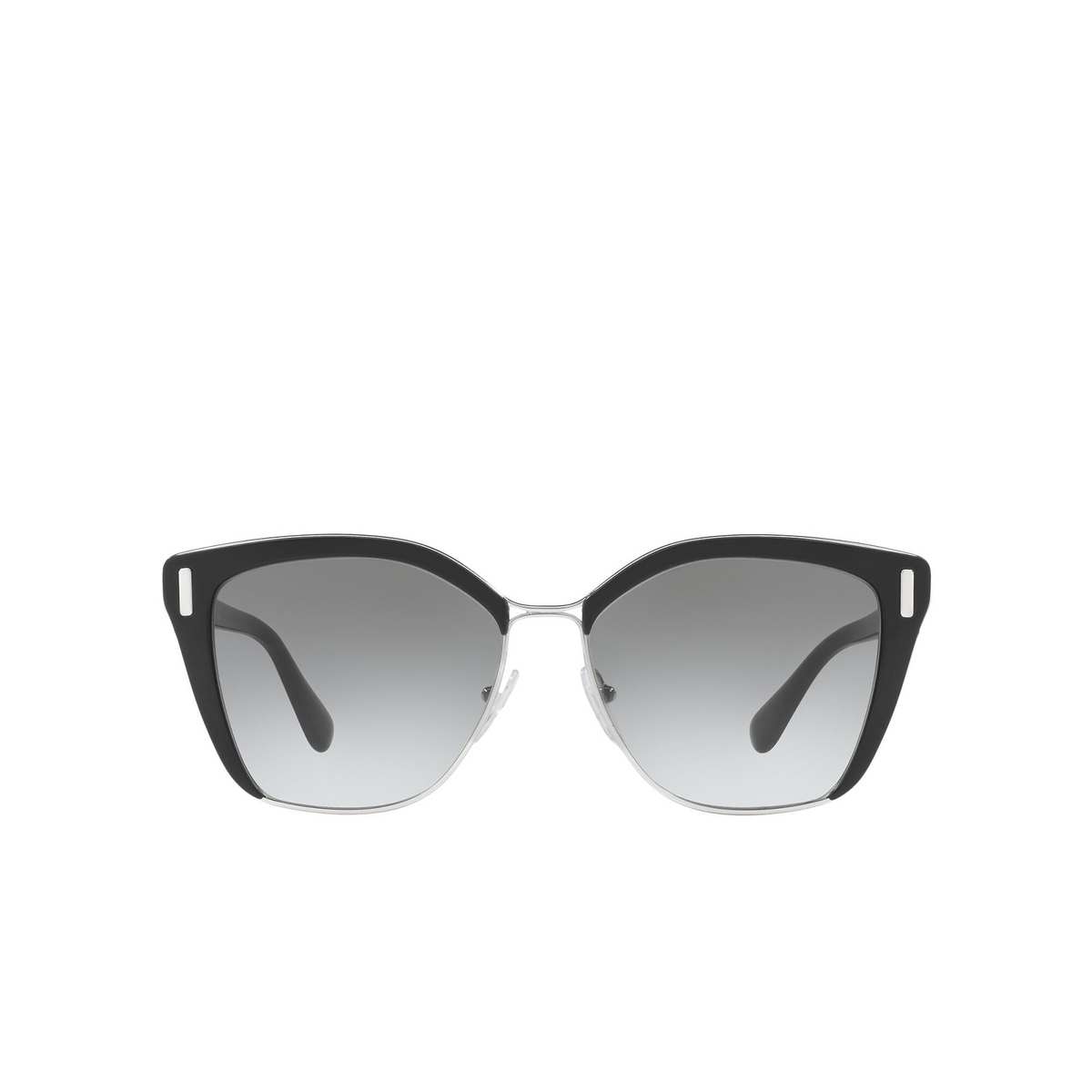 Prada PR 56TS Sunglasses 1AB0A7 Black / Silver - front view