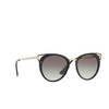 Prada PR 66TS Sunglasses 1AB0A7 black - product thumbnail 2/4