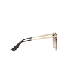 Prada PR 66TS Sunglasses LMN0A6 striped brown - product thumbnail 3/4