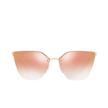 Prada PR 68TS Sunglasses SVFAD2 pink gold - front view