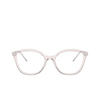 Prada PR 11VV Eyeglasses 5381O1 crystal pink - product thumbnail 1/4
