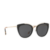 Prada PR 20US Sunglasses 1AB5S0 pale gold / black - product thumbnail 2/4