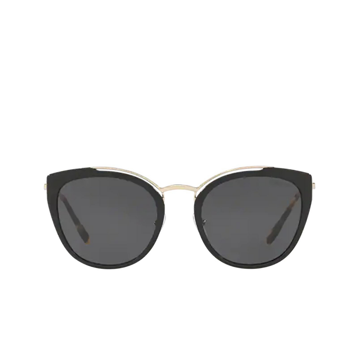 Prada PR 20US Sunglasses 1AB5S0 Pale Gold / Black - front view