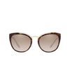 Prada PR 20US Sunglasses 2AU4P0 pale gold / havana - product thumbnail 1/4