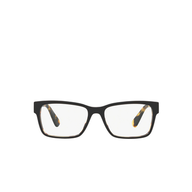 Prada HERITAGE Eyeglasses nai1o1 top black / medium havana - front view