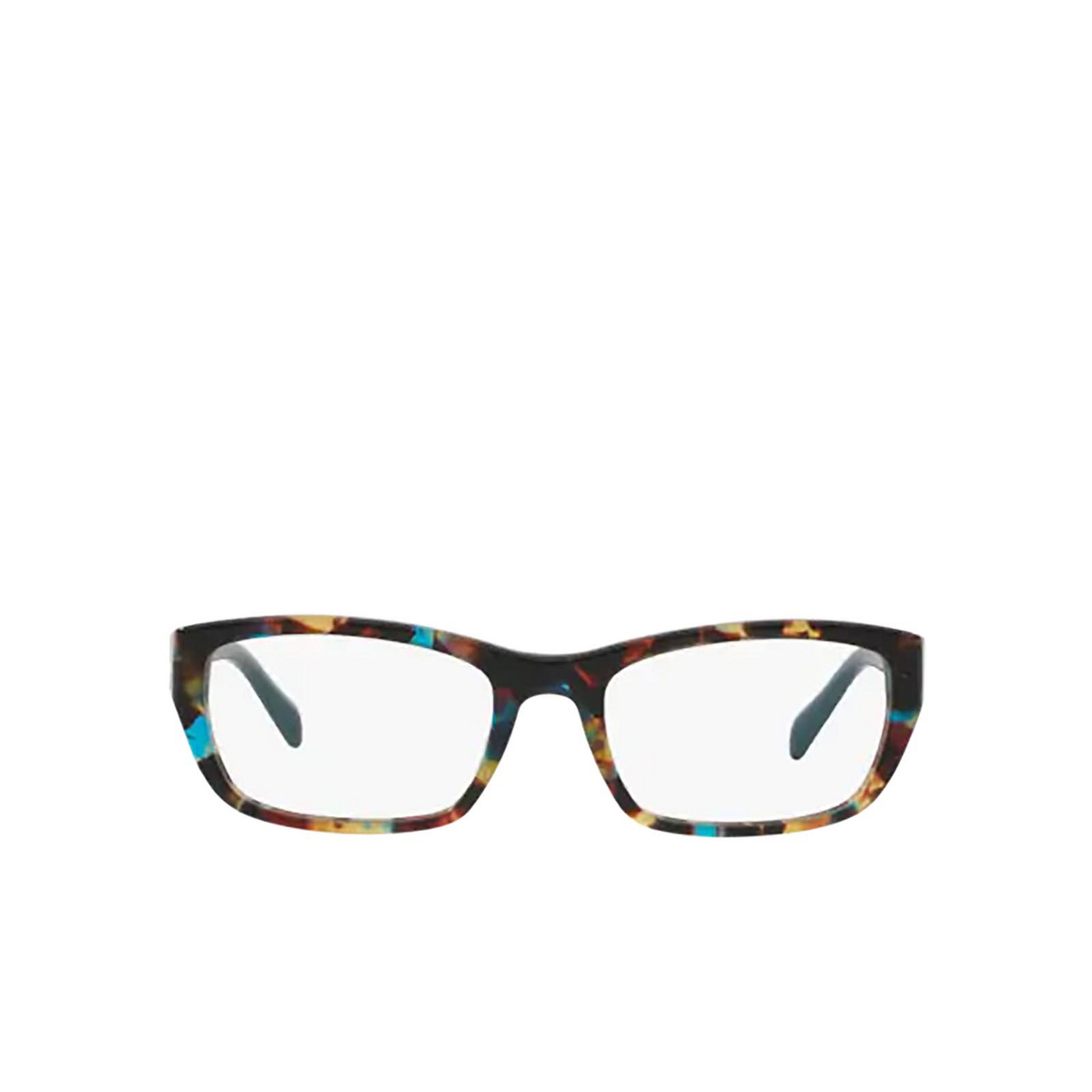 Prada PR 18OV Eyeglasses NAG1O1 Havana Spotted Blue - front view