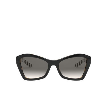 Prada PR 07XS Sunglasses NAI130 top black / medium havana - front view