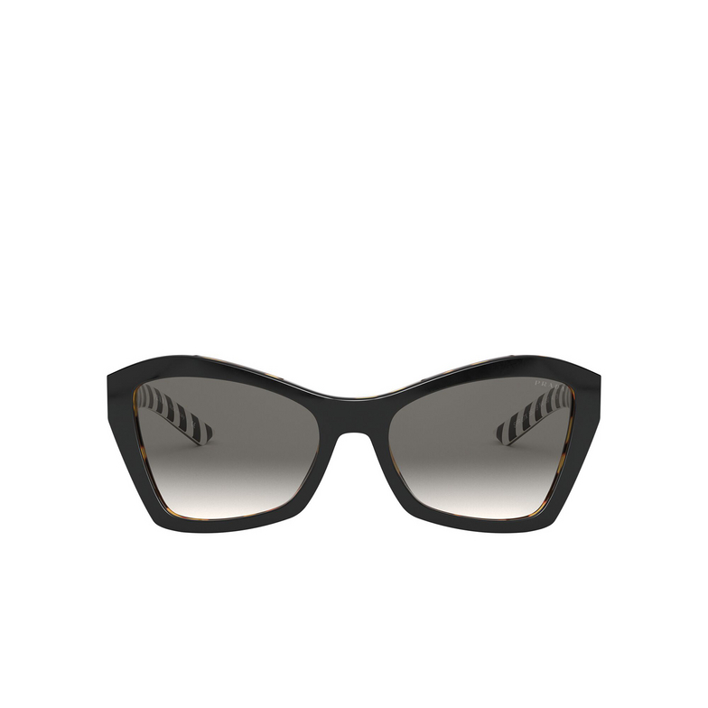 Prada PR 07XS Sunglasses NAI130 top black / medium havana - 1/4