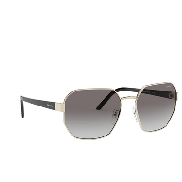Prada PR 54XS Sunglasses ZVN5O0 pale gold - three-quarters view
