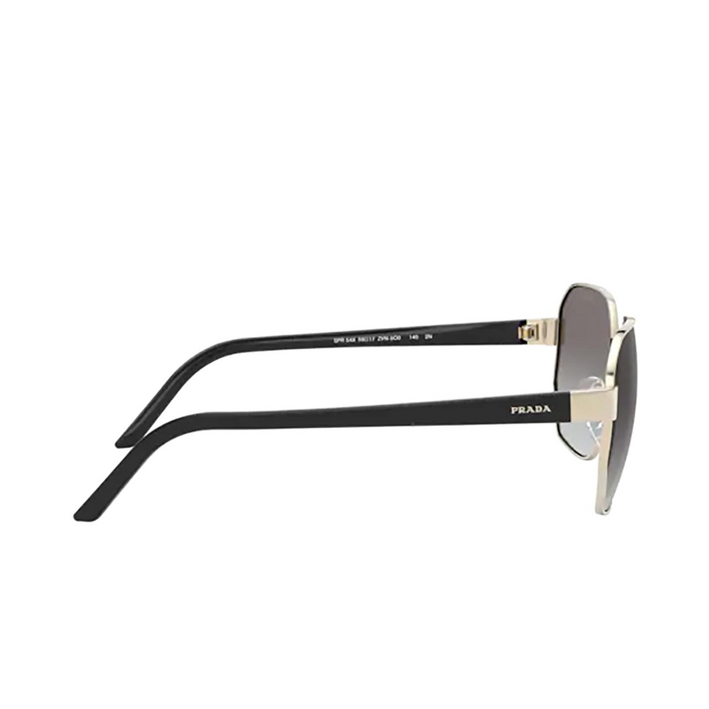 Prada PR 54XS Sunglasses ZVN5O0 pale gold - 3/4