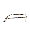 Prada PR 61XV Eyeglasses 3311O1 top brown / rose gold - product thumbnail 3/4