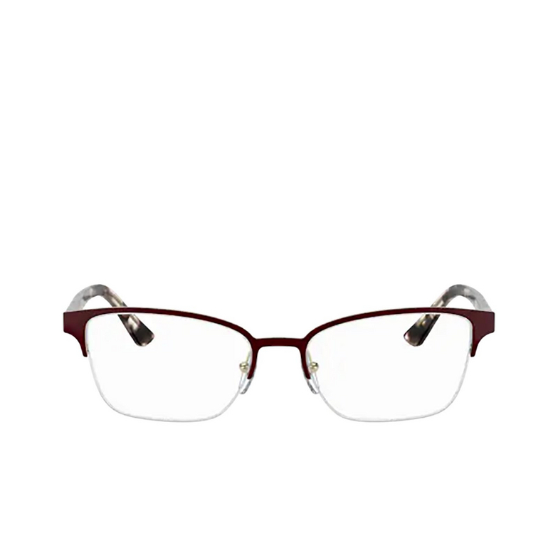 Prada PR 61XV Eyeglasses 5521O1 top bordeaux / pale gold - 1/4