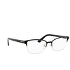 Prada PR 61XV Eyeglasses AAV1O1 top black / pale gold - product thumbnail 2/4