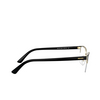 Gafas graduadas Prada PR 61XV AAV1O1 top black / pale gold - Miniatura del producto 3/4