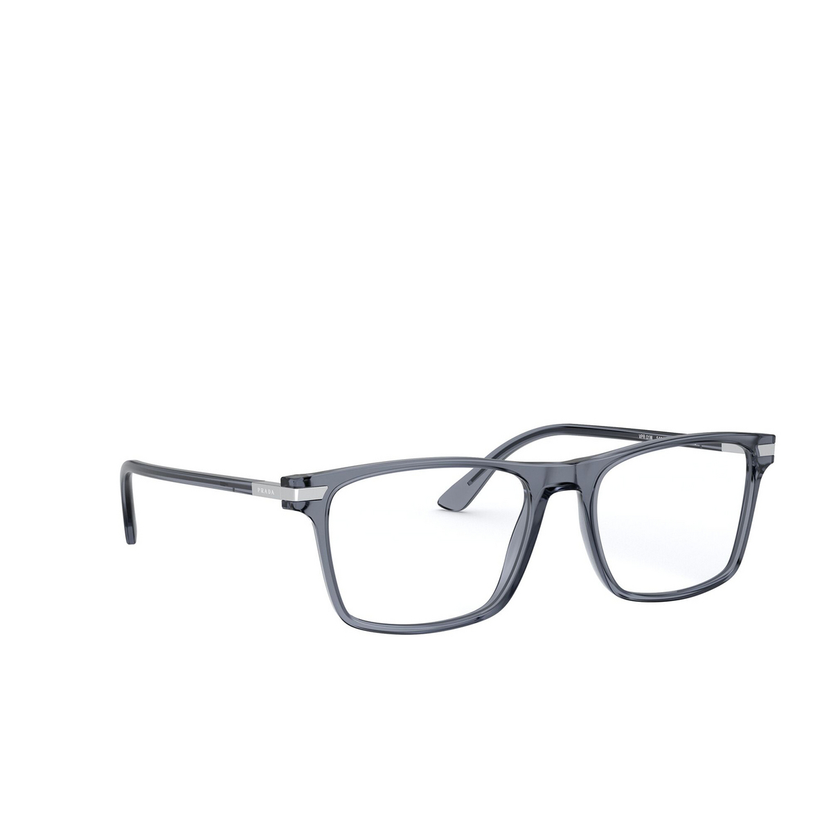 Prada PR 01WV Eyeglasses 01G1O1 Grey - three-quarters view