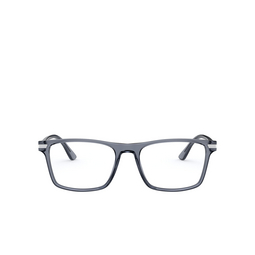 Prada® Rectangle Eyeglasses: PR 01WV color Grey 01G1O1.