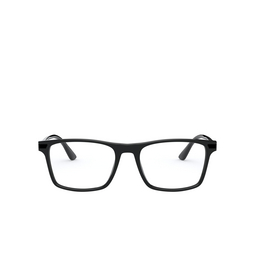 Prada® Rectangle Eyeglasses: PR 01WV color Black 07F1O1.