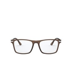 Prada® Rectangle Eyeglasses: PR 01WV color Brown 09F1O1.