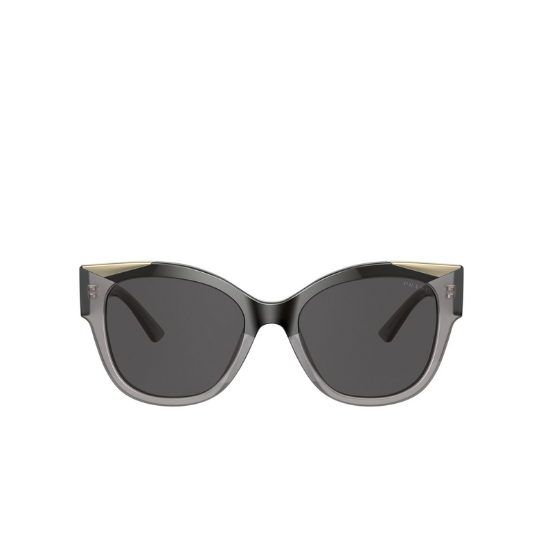 Prada PR 02WS Sunglasses 03M5S0 black / opal grey - 1/4