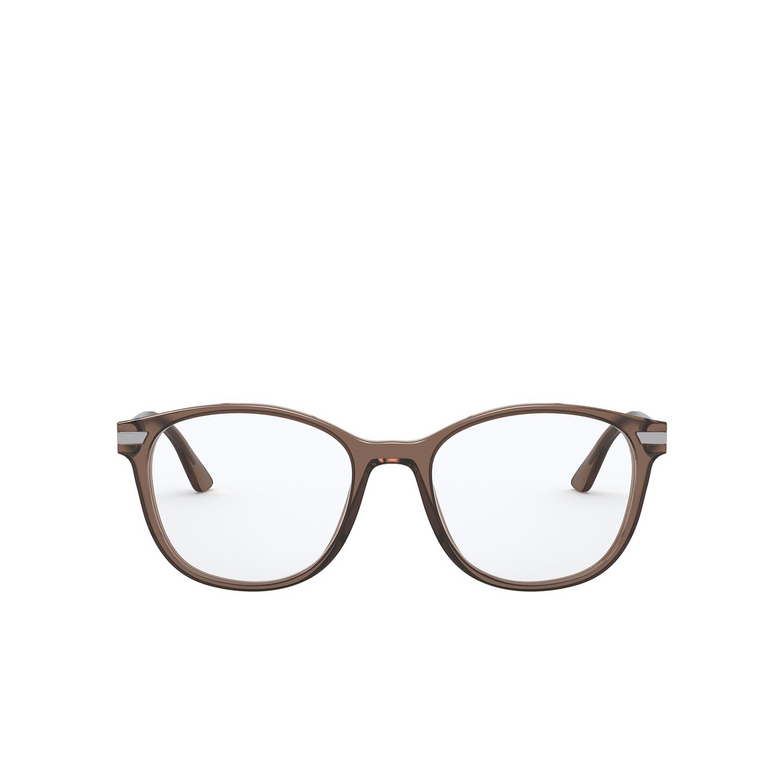 Prada PR 02WV Eyeglasses 09F1O1 brown - 1/4