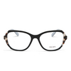 Prada PR 03VV Eyeglasses KHR1O1 top black / azure / spotted brown - product thumbnail 1/5