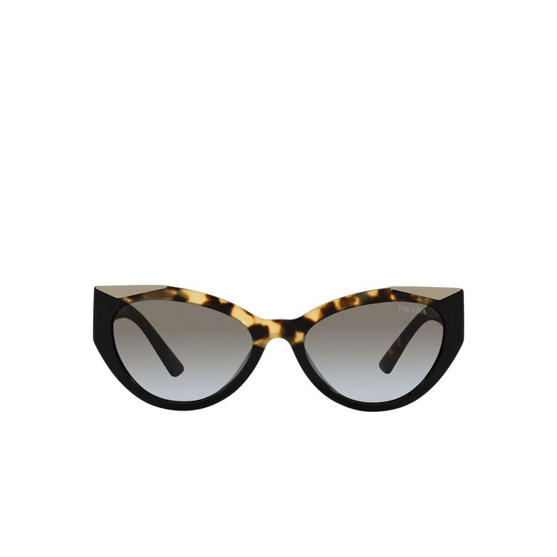 Prada PR 03WS Sunglasses 01M0A7 black / medium havana - 1/4