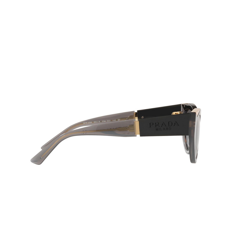 Prada PR 03WS Sunglasses 03M5S0 black & opal grey - 2/4