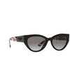 Prada PR 03WS Sunglasses 1AB0A7 black - product thumbnail 2/4