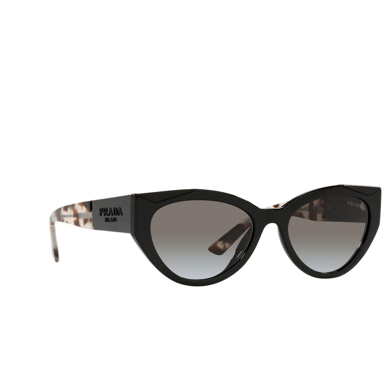 Prada PR 03WS Sunglasses 1AB0A7 black - 2/4