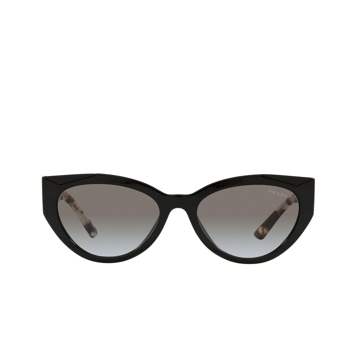 Prada PR 03WS Sunglasses 1AB0A7 Black - front view