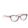 Prada PR 03WV Korrektionsbrillen ROJ1O1 pink - Produkt-Miniaturansicht 2/4