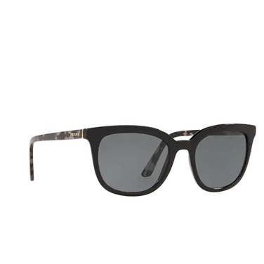 Prada PR 03XS Sunglasses 1AB5Z1 black - three-quarters view