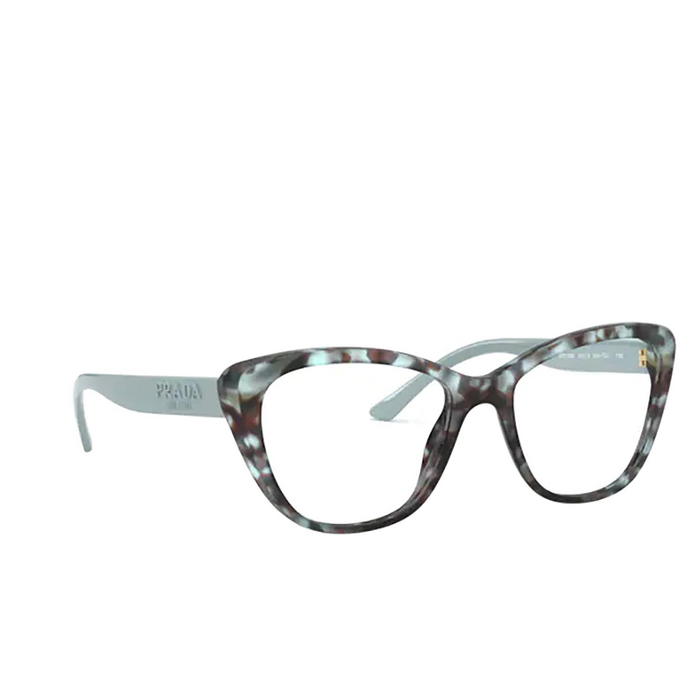 Prada PR 04WV Eyeglasses 05H1O1 spotted blue - 2/4