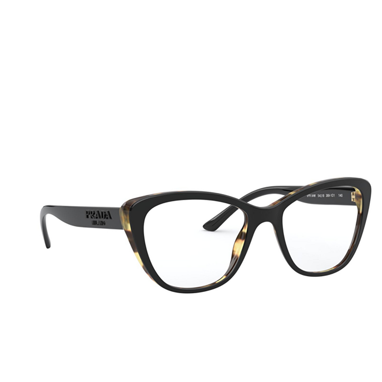 Prada PR 04WV Eyeglasses 3891O1 black / medium havana - 2/4