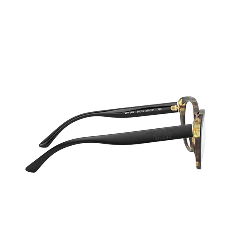 Prada PR 04WV Eyeglasses 3891O1 black / medium havana - 3/4