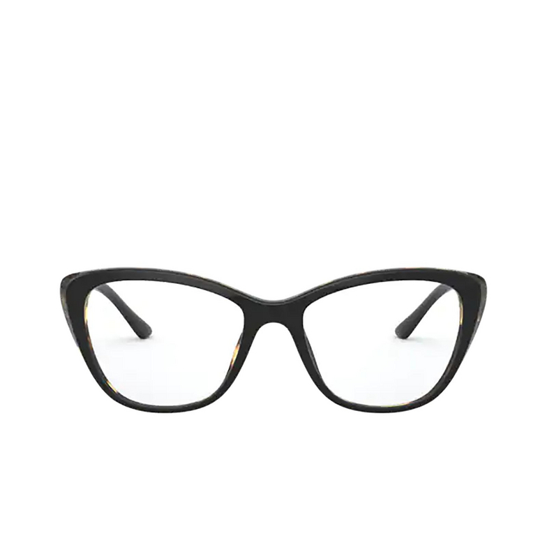 Prada PR 04WV Eyeglasses 3891O1 black / medium havana - 1/4