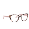 Prada PR 04WV Eyeglasses ROJ1O1 pink havana - product thumbnail 2/4