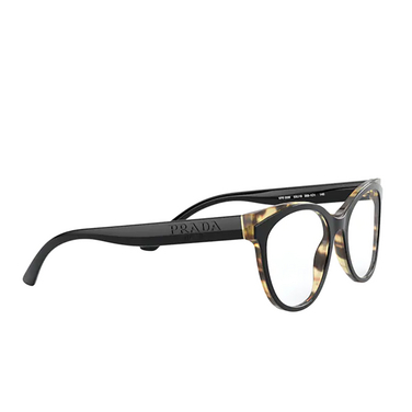 Prada PR 05WV Korrektionsbrillen 3891O1 black / havana - Dreiviertelansicht