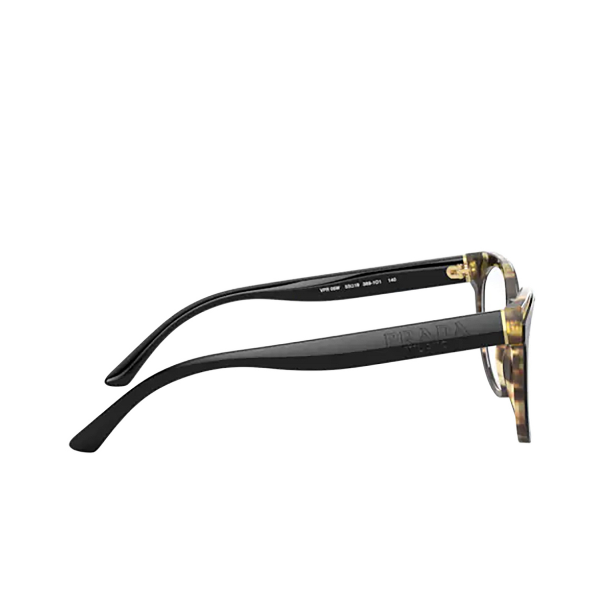 Prada® Butterfly Eyeglasses: PR 05WV color Black / Havana 3891O1 - 3/3.