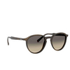 Prada PR 05XS Sunglasses 548718 striped green - product thumbnail 2/4