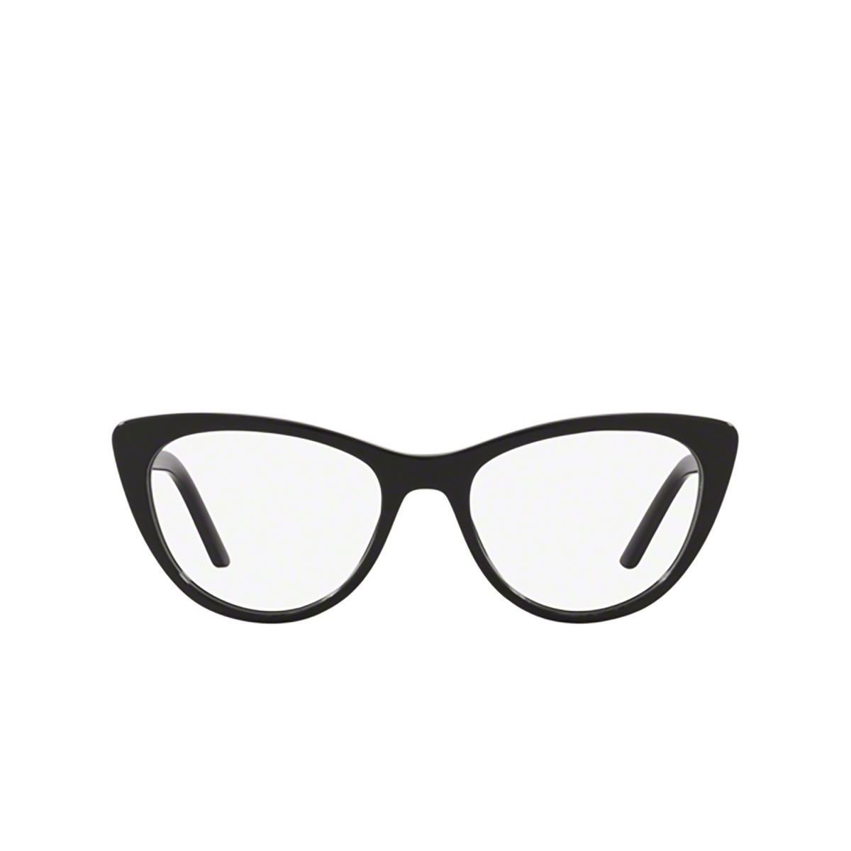 Prada PR 05XV Eyeglasses 1AB1O1 BLACK - front view