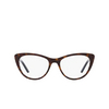 Prada PR 05XV Eyeglasses 5121O1 havana / blue chess - product thumbnail 1/4