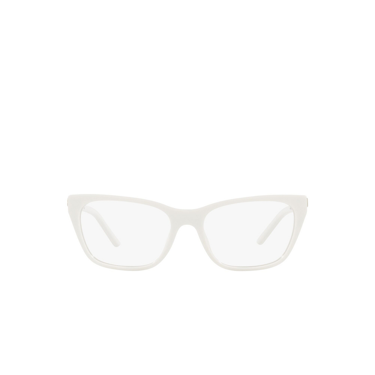 Prada® Butterfly Eyeglasses: PR 05YV color Talc 1421O1 - front view.