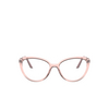 Prada PR 06WV Eyeglasses 5381O1 cristal pink - product thumbnail 1/4