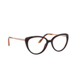 Prada PR 06WV Eyeglasses UAN1O1 bordeaux - product thumbnail 2/4