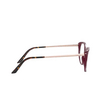 Prada PR 06WV Eyeglasses UAN1O1 bordeaux - product thumbnail 3/4